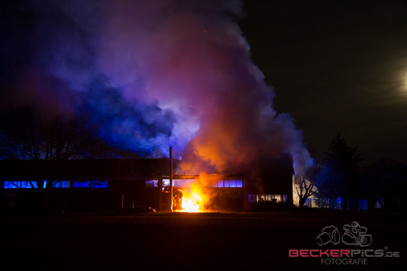 Feuerwehr Stammheim - Brand in Mühlhausen