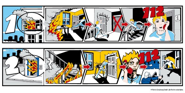 Verhalten im Brandfall - Feuerwehr Stuttgart Stammheim informiert