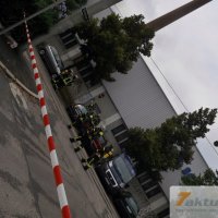 Brand mit sehr starker Rauchentwicklung in leerstehender Fabrikhalle (S-Feuerbach)