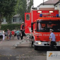 Brand mit sehr starker Rauchentwicklung in leerstehender Fabrikhalle (S-Feuerbach)